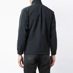 Off-White Solid Color Stand Collar Zipper Jacket Slim Fit Version Black OMBD010R19C010211000