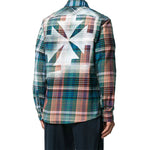 Off-White FW20 Arrows Printing Long-sleeved Shirt Men Green OMGA133E20FAB0014510