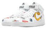Nike x Supreme NBA x Air Force 1 Mid 07 'White' AQ8017-100
