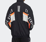 adidas Zipper Stand Collar Woven Jacket Black FM5455