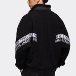 adidas M MHS BOA JKT Stand Collar Printing lamb's wool Stay Warm Jacket Black GE0388