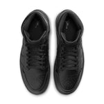 Air Jordan 1 Mid 'Triple Black' 2022 554724-093