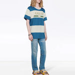 Gucci SS20 Blue White Wide Stripe Male Blue 604176-XJB6V-9230