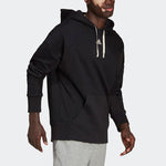 Men's adidas Logo Printing Hooded Long Sleeves Black HC3479