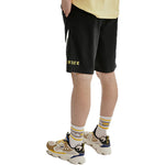 FILA Woven Shorts Loose Full Print Casual Sports Pants Black F11M028828F-BK