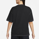 (WMNS) Nike SS22 Logo Printing Casual Round Neck Short Sleeve Black T-Shirt DM6212-010