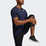 adidas TF Turf Ss Ftd Training Sports Elastic Short Sleeve Blue GL9881