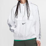 Nike Sportswear Swoosh Long Sleeve Printed Loose Pocket Hoodie White CD0420-100