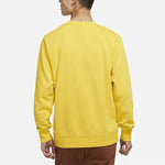 Nike Sportswear Club Casual Sports Round Neck Pullover Yellow BV2667-709