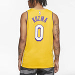 Nike NBA SW 19-20 LA LAKERS 0 KYLE KUZMA LORE SERIES JERSEY Yellow AV4646-728
