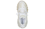 Balenciaga Track Clear Sole Low Mesh Nylon Sneakers White 647742W3BM19000