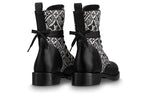 (WMNS) LOUIS VUITTON Metropolis Boots 'Black White Monogram' 1A8DEY