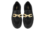 (WMNS) LOUIS VUITTON Academy Platform Loafers 'Black' 1A8VRI