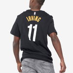 Men's Nike Basketball Sports Short Sleeve SW Fan Edition Brooklyn Nets Kyrie Irving No. 11 Black T-Shirt CT9420-013
