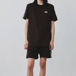 (WMNS) Vans Alphabet Printing Side Short Sleeve Black VN0A4MN2BLK