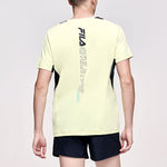 FILA Logo Letter Printing Round Collar Male Yellow A11M122101F-YE
