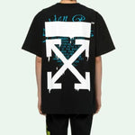 Off-White SS20 Dripping Arrows Loose Short-Sleeved OMAA038R201850051001