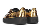 (WMNS) PUMA Basket Platform 'Metallic Gold' 362339-04