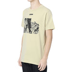 Men's Off-White C/O VIRGIL ABLOH Arrow Short Sleeve Version Creamy White T-Shirt OMAA027S201850156110