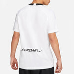 Nike x ACRONYM Crossover Fan Edition Printing Logo V neck Short Sleeve US Edition White DC8808-100