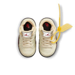 (TD) Air Jordan 5 x Off-White Retro SP 'Sail' CV4828-100