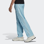 Men's adidas Denim Pants Side Solid Color Straight Casual Pants/Trousers Blue HC9499