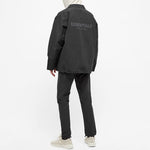 Fear of God Essentials SS21 Coaches Jacket Stretch Limo Black FOG-SS21-628