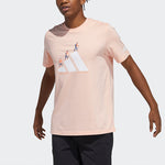 adidas Unisex Printing Round-neck Pink GN7323