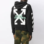 Men's Off-White Pattern Printing Black OMBB037E19E300151088