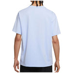Men's Nike Flowers Alphabet Logo Printing Casual Sports Short Sleeve Light Blue T-Shirt DQ1009-548