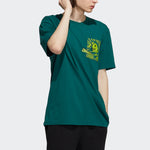 adidas originals x Disney Manga Ss Tee 1 Michael Wazowski Pocket Loose Sports Short Sleeve Men's Green HD9074