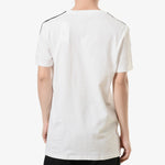 adidas neo M Sw Tee 5 Reflective Black Printing Round Neck Short Sleeve White CV9384