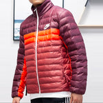 Nike Sportswear Synthetic-fill Colorblock Windproof Jacket Red Brownred BV4686-681