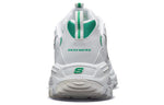 Skechers D'lites 1.0 Running Shoes White/Green 52676-WGR