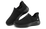 (WMNS) Skechers Go Walk Arch Fit 'Black' 124496-BBK