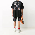 Off-White Fw20 Caravaggio Angel Short Sleeve Oversize OMAA038E20JER0061010