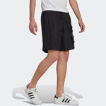 adidas Solid Color Multiple Pockets Lacing Shorts Black HS8889