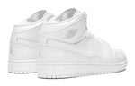 (GS) Air Jordan 1 Retro Mid 'Triple White' 554725-104
