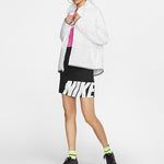(WMNS) Nike Sportswear Windrunner Sports Splice Zipper With Cap Waterproof Jacket White BV3940-100