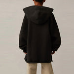 Fear of God Essentials SS22 Big E Knit Hoodie 'Iron Grey' FOG-SS22-169