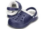 Crocs Classic Clog Crocs Stay Warm Wear-Resistant Navy Blue Unisex Slippers 16244-49U