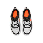 (PS) Nike Court Borough Low 2 'White Black Orange' BQ5451-115