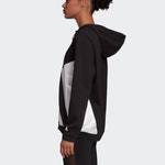 (WMNS) adidas Colorblock Large Logo Sports Hoodie Black HI1204
