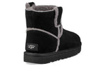 (WMNS) UGG Classic Mini Spill Seam Fleece Lined Black 1100211-BLK