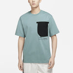 Air Jordan 23 Engineered Colorblock Pocket Round Neck Casual Short Sleeve Gray Black DM1389-041