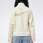 (WMNS) AS W Nike Sportswear SWSH Top HZ FLC BB FOSSIL CU6638-238
