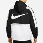 Nike Casual Sports Hooded Jacket Men's Black/White DJ4131-010