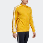 adidas Solid Color Body-Building Sports Jacket Men's Gold EI4892