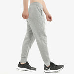 Men's Air Jordan Flight Fleece Embroidered Logo Fleece Lined Bundle Feet Sports Pants/Trousers/Joggers Gray AH3933-064
