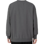 Men's Nike Logo Embroidered Loose Round Neck Gray DR7836-068